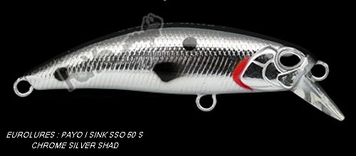 PAYO I SINK SSO 50 S CHROME SILVER SHAD