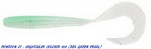 HIGHTAILER GRUB 3.25 inch (Coloris 439 - Sea Green Pearl)