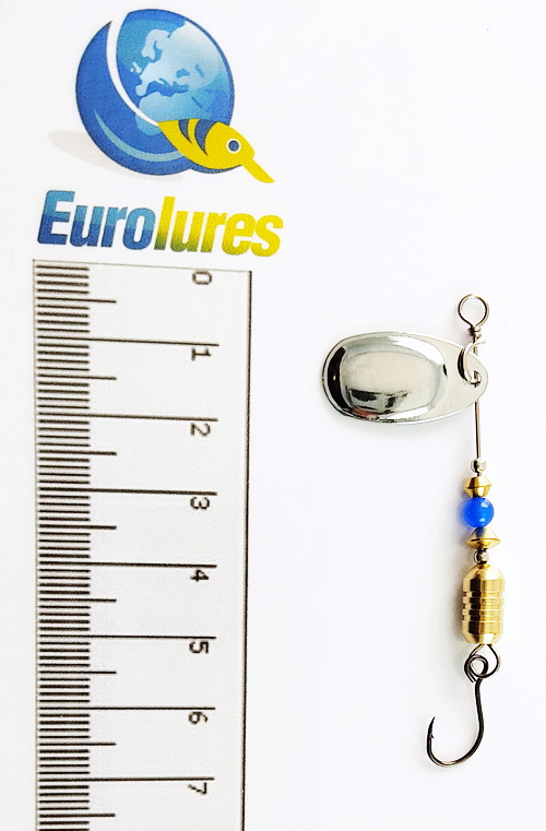 EUROLURES "SAMARA" modèle MK1 "TROUT" COLORADO SILVER N°1 (lot de 2)