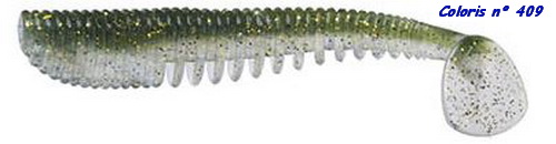 AWARUNA SHAD 4.0 inch (Coloris 409 - Fading Watermelon Pearl)