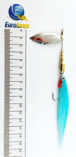 EUROLURES "SAMARA" modèle MK1 "STREAMER" CLEAR BLUE WILLOW SILVER N°4