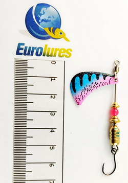 EUROLURES "SAMARA" modèle MK1 "TOMAHAWK" RAINBOW PERCH CRYSTAL N°4