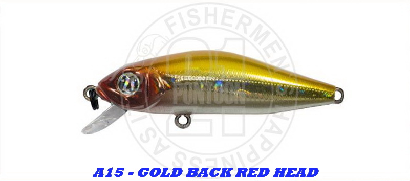 CRACK JACK 98F-DR A15 GOLD BACK RED HEAD