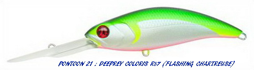 DEEPREY 105F DR R37 FLASHING CHARTREUSE