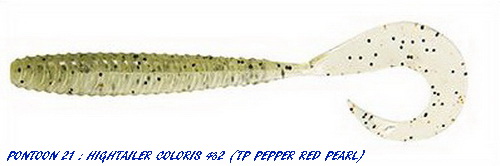 HIGHTAILER GRUB 3.25 inch (Coloris 432 - TP Pepper Red Pearl)