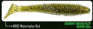 PAYO HEXA CURVY SHAD 5.8" WATERMELON RED