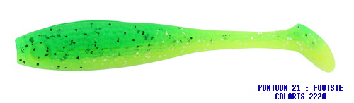 PONTOON 21 GAD FOOTSIE SHAD 4 inch (Coloris 2220) - pack 4 leurres