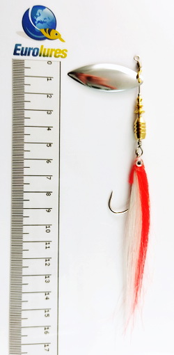 EUROLURES "SAMARA" modèle MK1 "STREAMER" BLOOD WILLOW SILVER N°4